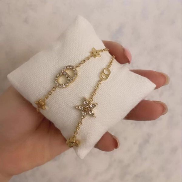 

new letter two piece bracelet fine jewelry sale, Golden;silver