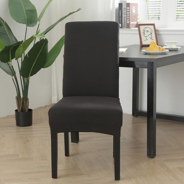 

modern plain chair cover spandex stretch elastic for wedding banquet dining seat covers