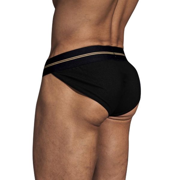 

underpants 2021 men underwear modal men's swimming trunks briefs lingerie man's high fork soft breathable sissy bikini, Black;white