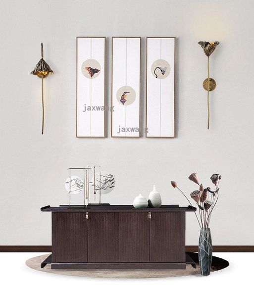 

wall lamp vintage led light living room creative withered lotus wandlamp industrieel nordic design bedroom loft lights for home