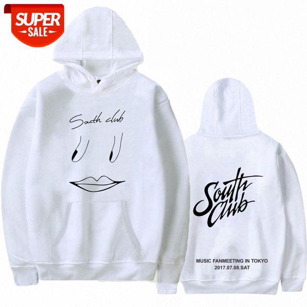 

south club concert nam tae-hyun loose men's and women's hooded sweater #ol43, Black