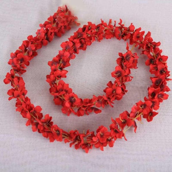 

decorative flowers & wreaths 10 pcs rattan strip wisteria artificial flower vine for wedding diy craft home party kids room decoration pjop
