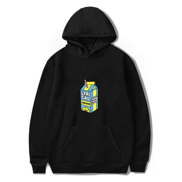 

men's hoodies & sweatshirts creative lemonade sweatshirt streetwear men women kids spring autumn harajuku oversize male fashion 2021, Black