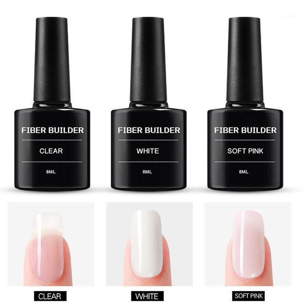 

nail building gel set varnish uv led transparent polish base coat for extension professional art supplies manicure1, Red;pink