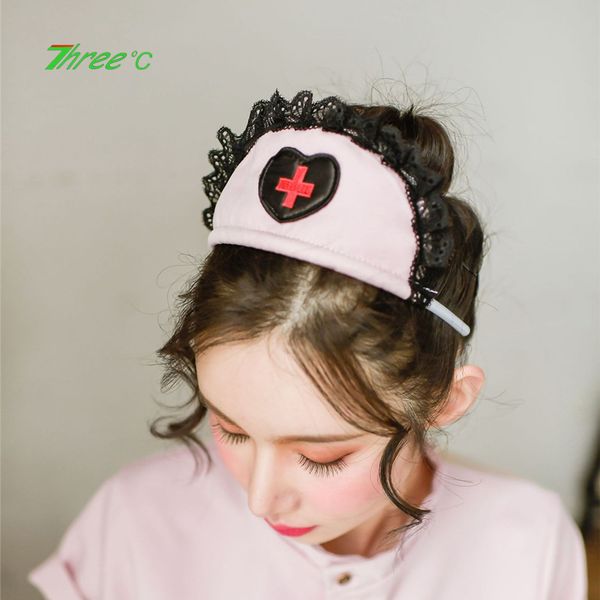 

lingerie female sweet nurse uniform temptation suit see-through short pleated skirt game costumes cosplay suit, Black;white