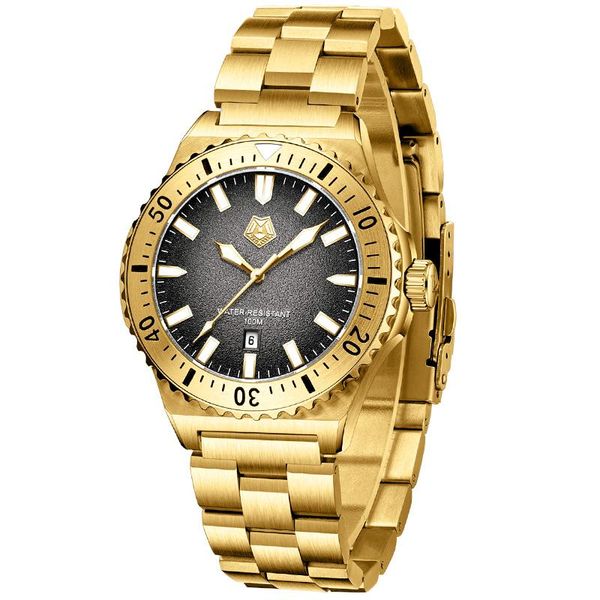 

wristwatches megalith black gold watches men fashion casual waterproof quartz watch man sport stainless analog relogio masculino, Slivery;brown