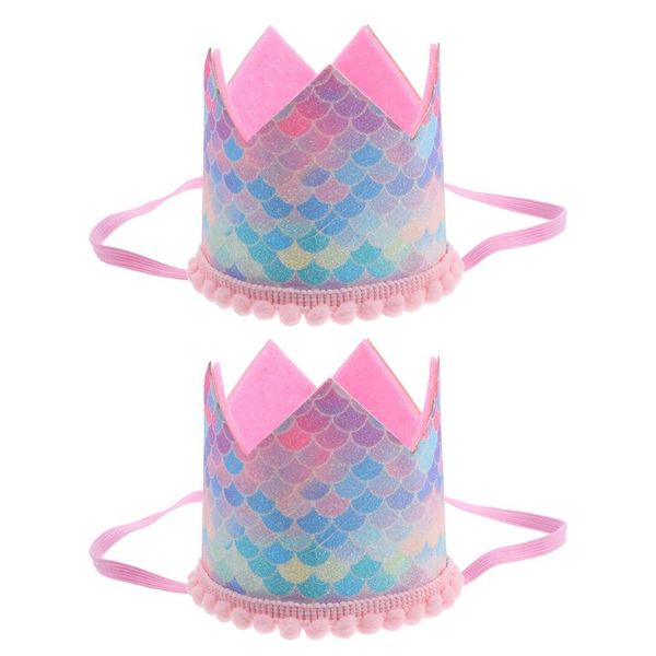 

party hats 2pcs kids birthday crown hat adorable practical