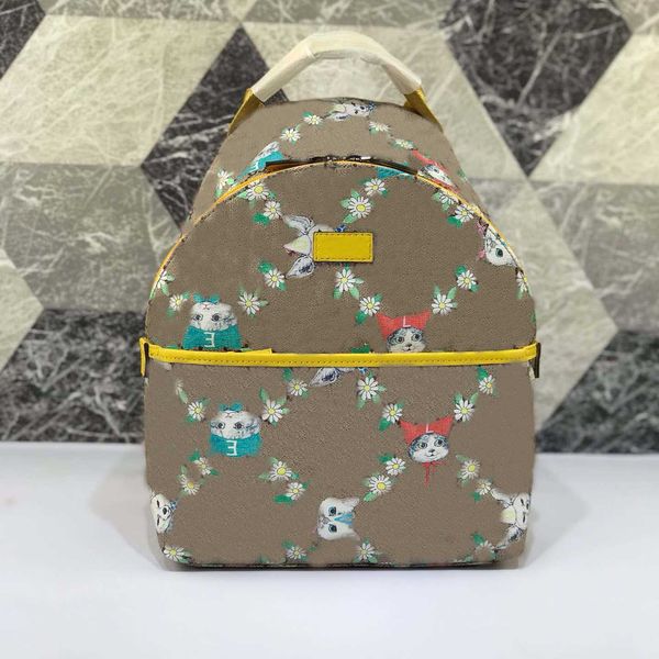 

luxury designer messenger bag multicolor printed backpack large capacity urban student handbag
