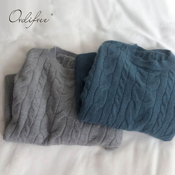 

autumn women knitted pullovers casual female sweater jumper 210415, White;black
