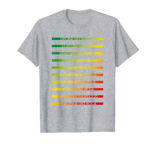 

men women inspirational black history influential leaders t-shirt, White;black