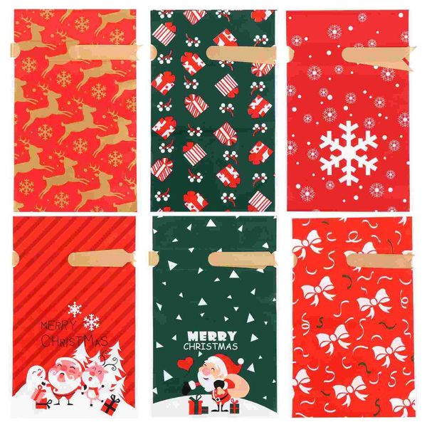 

christmas decorations 60pcs packing bags xmas drawstring gift bag storage pouch