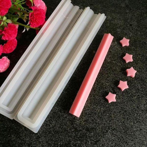 

craft tools diy handmade silicone soap tube shape mould crystal glue round heart-shaped plum blossom five-pointed star