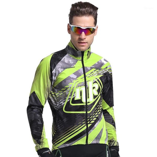 

2021 winter riding warm inner fleece retro cycling jersey men mtb bike jacket roupa ciclismo1, Black;red