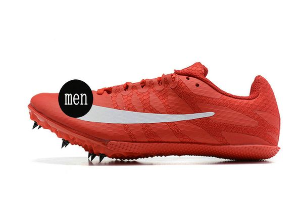 

2021 boots new zoom rival s9 red men football shoes knitted sprint track shoe mens soccer boot