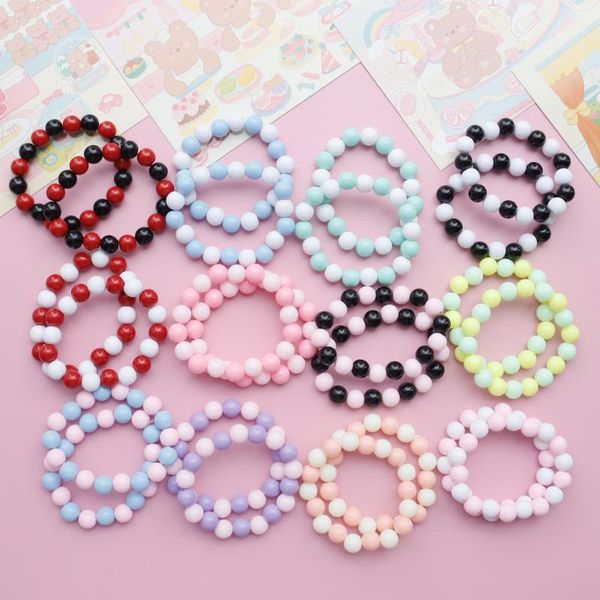 

charm bracelets handmade lolita sweet bracelet cute harajuku colorful elastic, Golden;silver