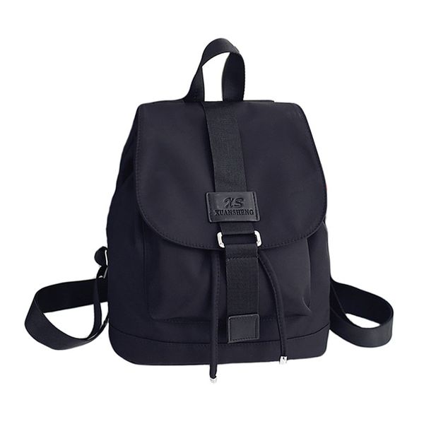 

korean style bag simple square buckle casual large-capacity travel women's backpack