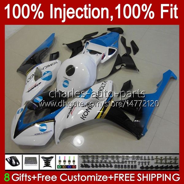 Carene per stampi ad iniezione per HONDA CBR 1000 RR KONICA blu CC 1000RR CBR1000RR 06 07 Corpo 59No.83 100% Fit CBR1000 RR 1000CC 2006 2007 CBR1000-RR 06-07 Kit carrozzeria OEM