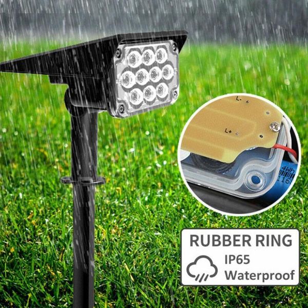 

solar lamps 20 leds outdoor landscape spotlights waterproof garden driveway pool landscaping patio walkway for yard wireless porc i3p2
