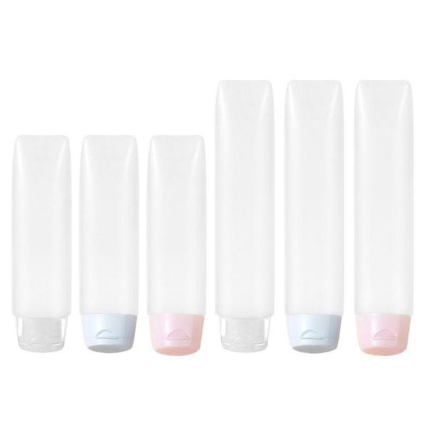 

30ml/50ml portable travel bottle refillable empty tube cosmetic squeeze container cream lotion dispenser storage bottles & jars