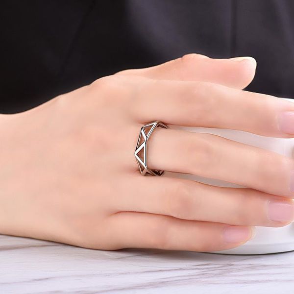 

fashion geometric ring adjustable copper jewelry for lovers wedding & engagement rings, Slivery;golden