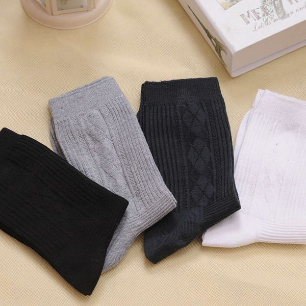 

thin classic pattern middle cotton loose, Black