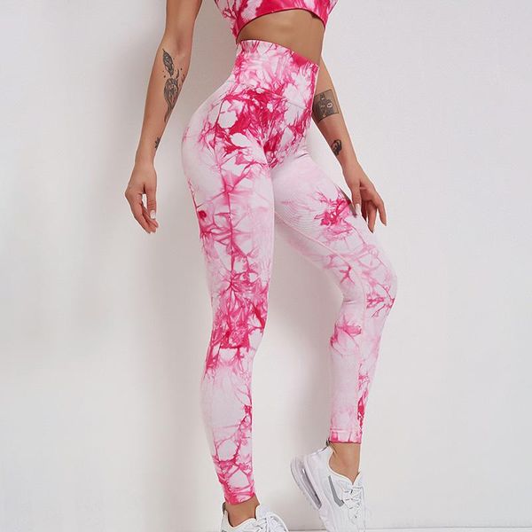 

women's leggings normov fitness booty lifting women tie dye printed quick dry skinny leggins workout high waist push up mujer, Black
