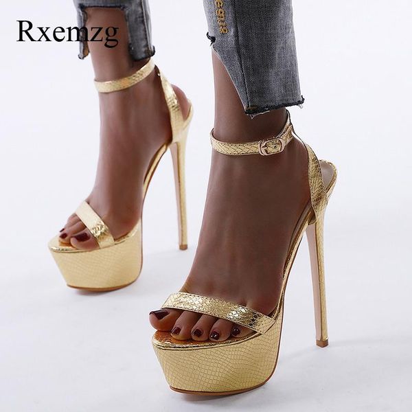 

rxemzg summer shoes woman fashion ankle strap sandals super high heel buckle open toe gladiator heels party, Black