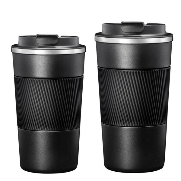 

water bottles stainless steel coffee cup insulation car insulated thermal bottle thicken portable smart vacuum mug
