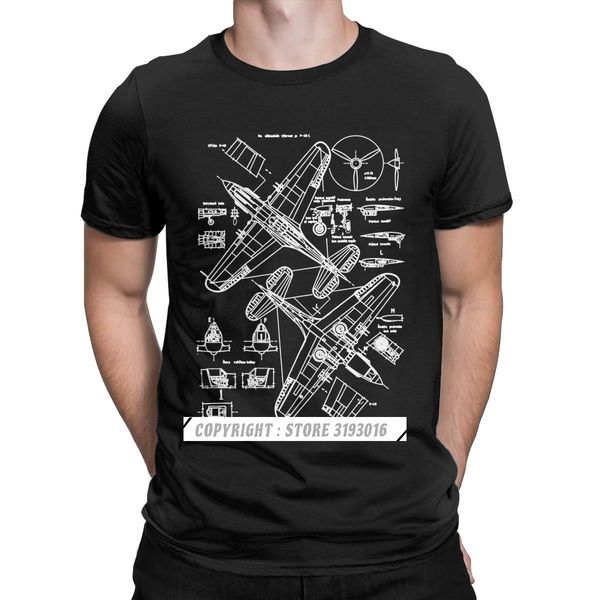 

ccccsportp-40 concept blueprints spitfire men t shirts fighter plane ww2 war pilot aircraft airplane tees t shirts cotton, Black;yellow
