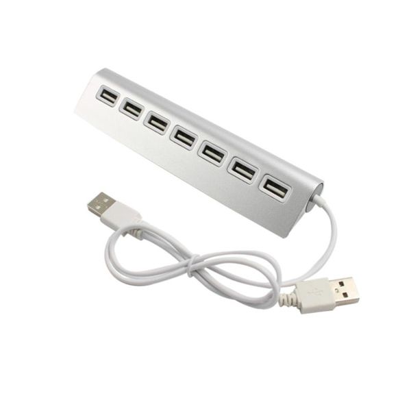 

hubs portable data hub 7 ports usb 2.0 for mac pc flash drives and other devices