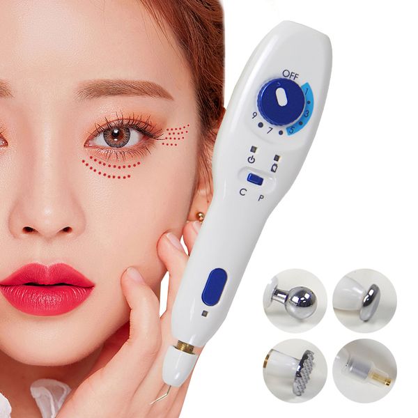 

multi-functional beauty equipment ricbeauty new model face lift wrinkles eyelid fibroblast plasma pen, Black;white