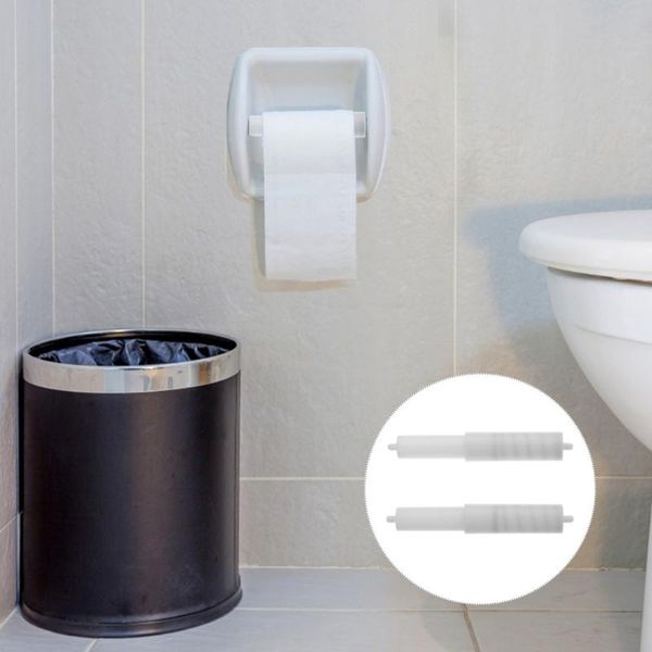 

toilet paper holders 2 pcs rollers tissue box shaft core spring retractable reel
