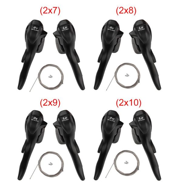 

bike derailleurs gub 1 set road shifter 7/8/9 speed brake shift lever derailleur bicycle cycling handlebar accessories