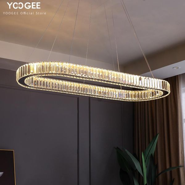 

rectangle crystal chandelier kitchen chrome round loft indoor lighting cable hang led chandeliers lamp bedroom light