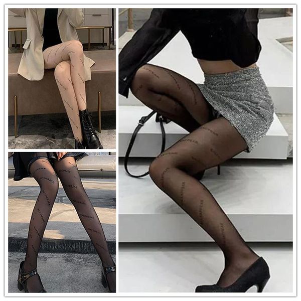 

trendy english alphabet stockings female japanese lolita pantyhose women's printed with letter tights women socks & hosiery, Black;white