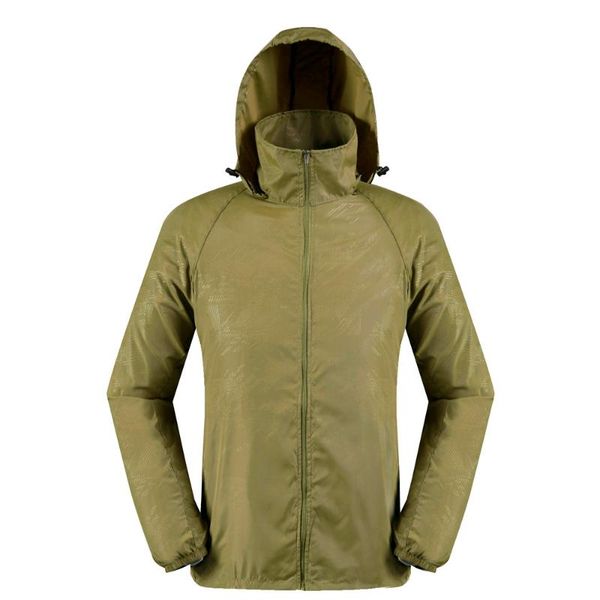 

women's trench coats men women lightweight jacket waterproof windbreaker protect running coat convenient corta vento feminina, Tan;black