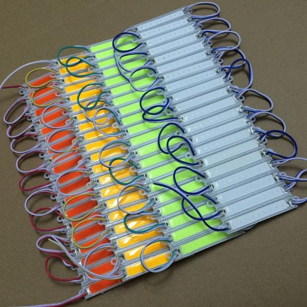 

500pcs led cob module light advertising lamp 2w ip65 waterproof dc12v white/red/blue sign backlights for channel letters modules