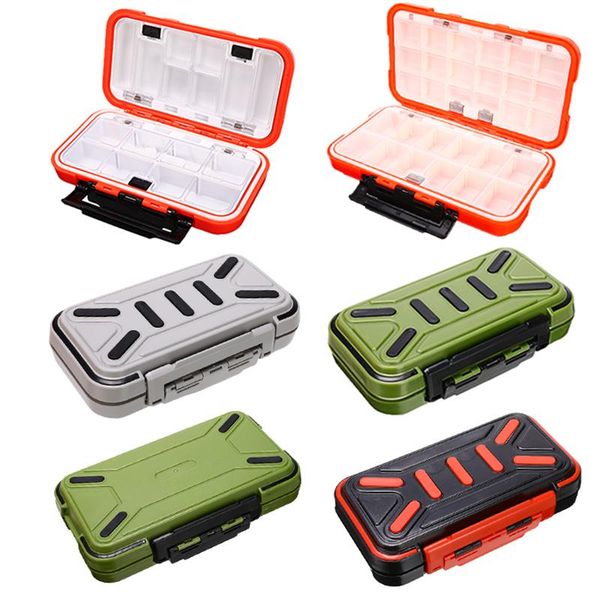 

fishing tackle boxes double layer compartments for carp lure hook accessories waterproof box storage case