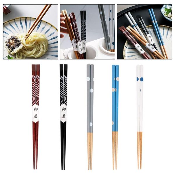 

chopsticks 5 pair japanese-style tableware household splicing