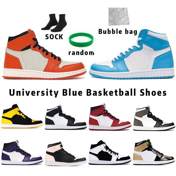 

jumpman 1 university blue basketball shoes 1s mens high og silver royal toe black metallic gold mid smoke grey unc patent men women sneakers
