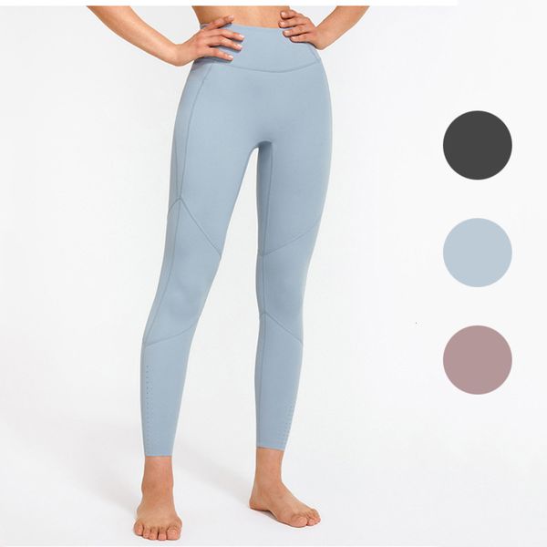 

leggings clothing women hip yoga pants fitns exercise nude sanding elastic high waist quick-drying tightsyogaworld, Black