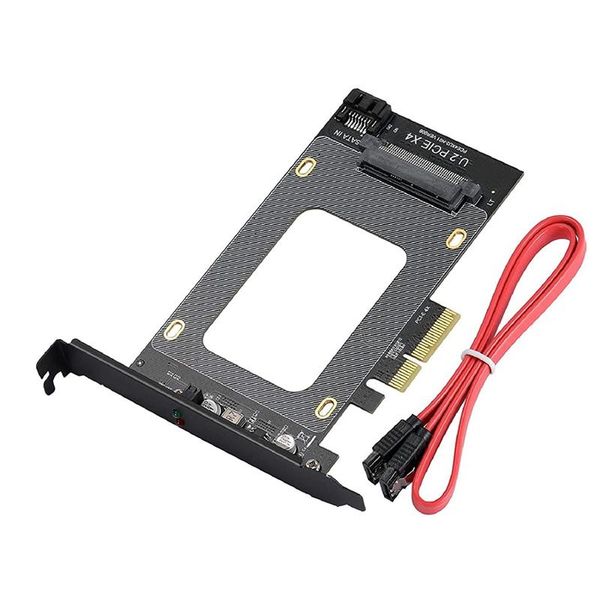 

computer cables & connectors u.2 to pci-e x4 riser card 3.0 sff-8639 ssd extension adapter sata pci express for 2.5 inch hdd