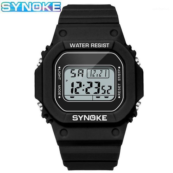 

brand digital watch sports men electronic watches for boys girls student multifunction 5bar waterproof relogio masculino wristwatches, Slivery;brown