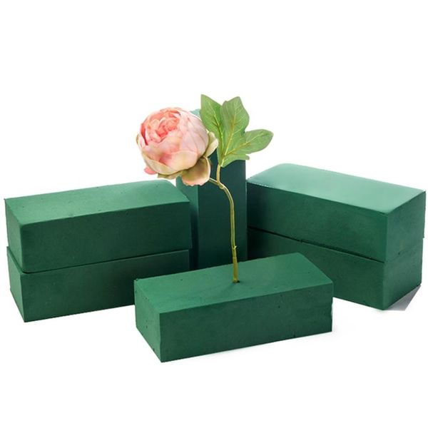 

planters & pots 3/6pcs flower foam block styrofoam green bricks dry wet floral arrangement holder supplies for florist diy craft wedding