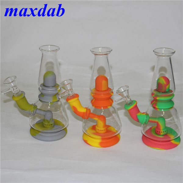 Bongone Bong Dab Rigs Hookah com quartzo Banger Tobacco Bowl Silicon Water Tubs Mini Glass Bongus