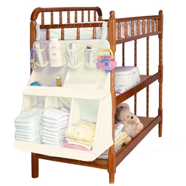 

baby bed hanging organizer bag waterproof diapers portable storage feeding bottle toys for crib rack access bedding sets
