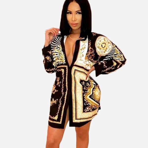 

womens blouses turn down collar women shirt patchwork print full sleeves spandex casual button clothes for dress, White