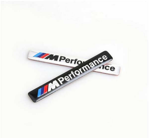 Decalque do carro Logo Badge Auto Acessórios Adesivo M Desempenho para BMW M 1 3 4 5 6 7E Z X M3 M5 M6 M6 Emblema