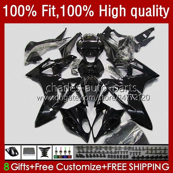 Fairings de molde de injeção para BMW S-1000RR S 1000RR 1000 RR S1000-RR Gloss Preto 2015-2018 Bodywork 20no.20 S1000rr 15 16 17 18 S1000 RR 2015 2016 2017 2018 OEM Bodys Kit