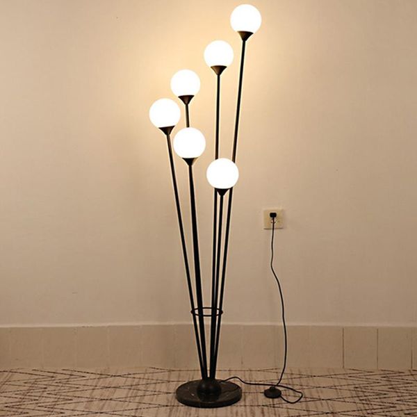 

floor lamps modern minimalist trapezoid glassshade led lamp living room home decor indoor lighting standing light bedroom bedside